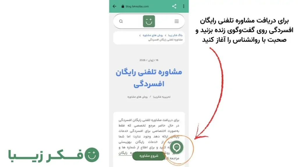 Free telephone depression counseling fekreziba